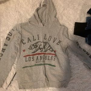 California cropped sweatshirt